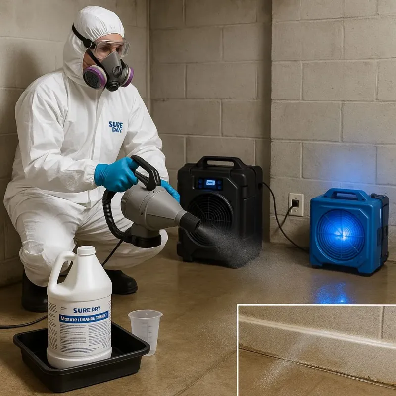 Sanitization and Odor Removal process in Schlusser, PA