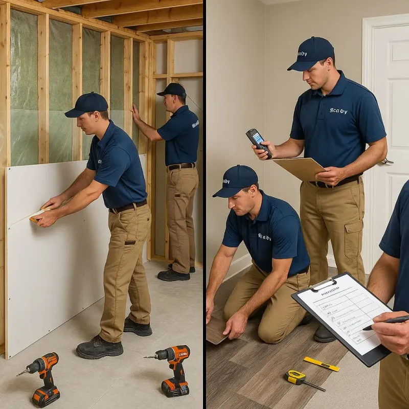 Repairs and Reconstruction process in Schlusser, PA